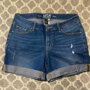 Apt 9 Distressed Jean Shorts